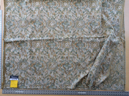 9 EV38 Scalamandre VELORUM Nile Sun Abstract Medallion Paisley MSRP USD236/y  2.4y x55"wide