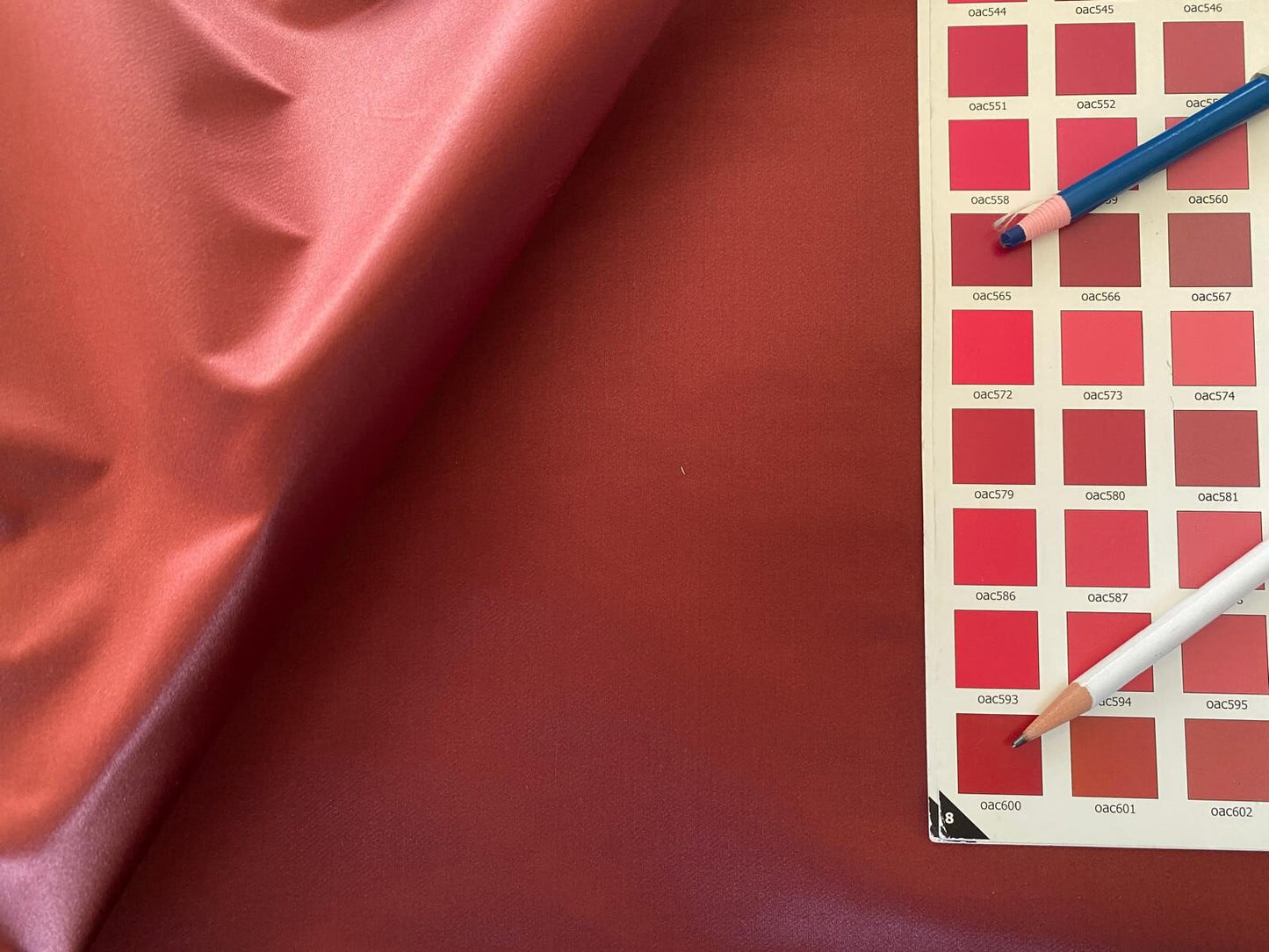 By Yd Brunschwig &amp; Fils Georges Satin Silk "radicchio" Deep Red MSRP USD 470/Y