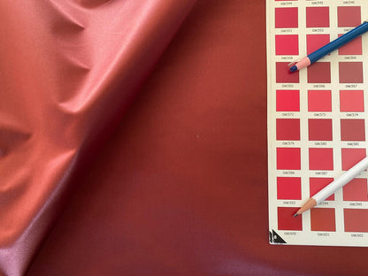 By Yd Brunschwig &amp; Fils Georges Satin Silk "radicchio" Deep Red MSRP USD 470/Y