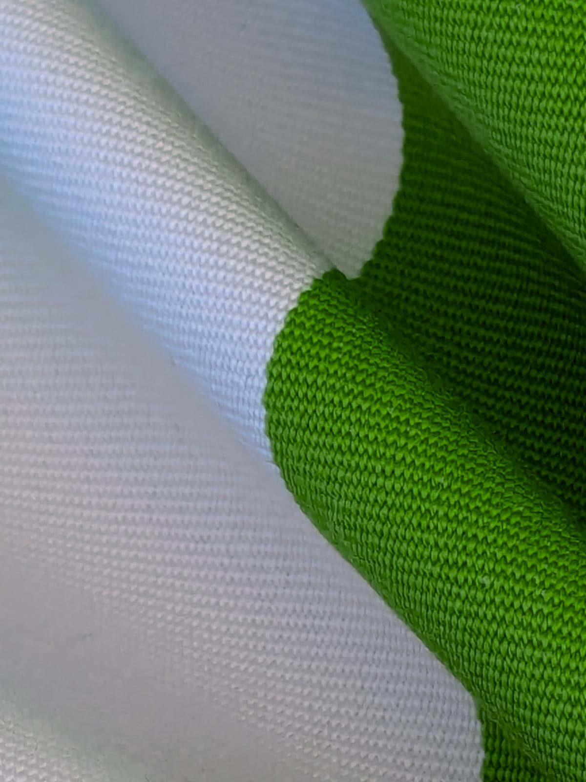 Scalamandre " Barbados Lime &amp; Off White Outdoor Tropical Wide Stripe MSRP USD 138/Y  Old World Weavers"