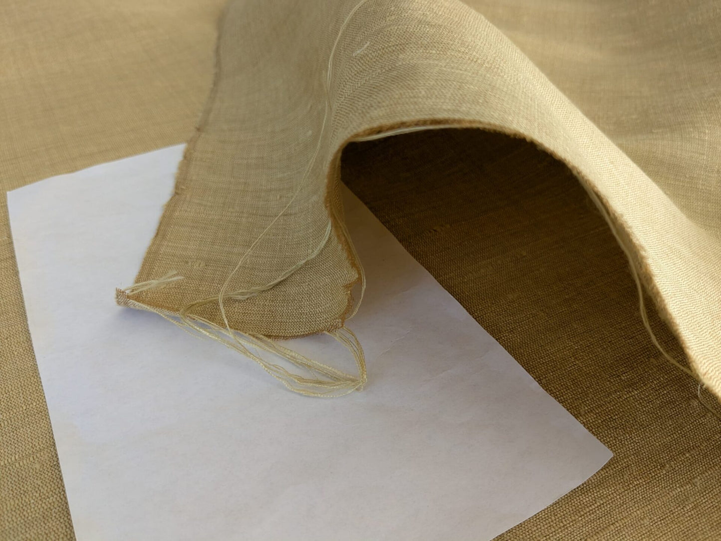 Scalamandre Vienne Texture Straw Beige Silk Solid Texture MSRP USD 276/y