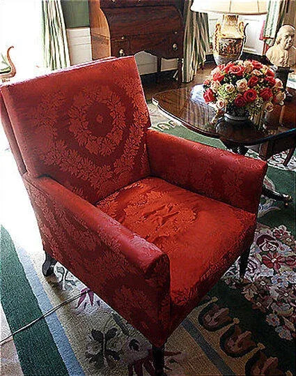 Scalamandre Josephine 100% Silk Damask Classic Laurel Wreath Butterfly Neoclassical