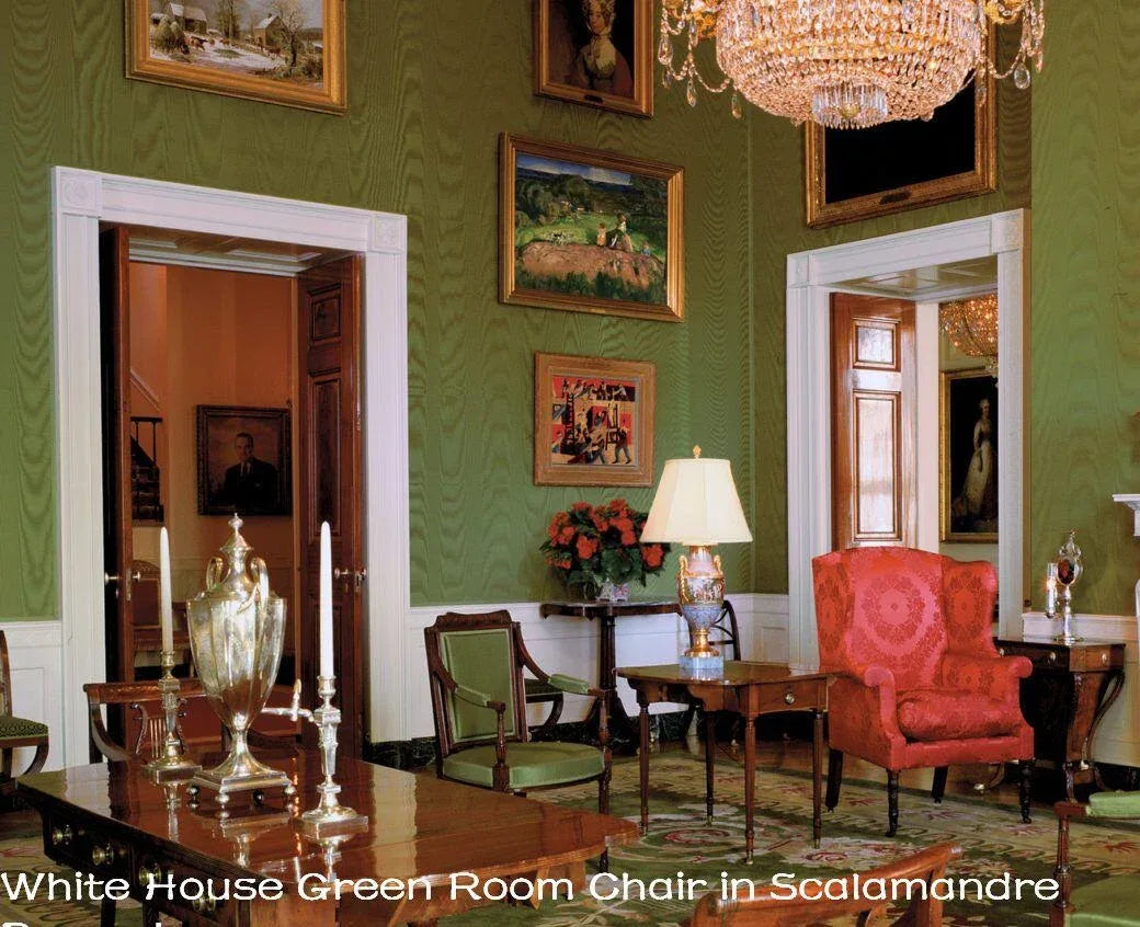 Scalamandre Josephine 100% Silk Damask Classic Laurel Wreath Butterfly Neoclassical