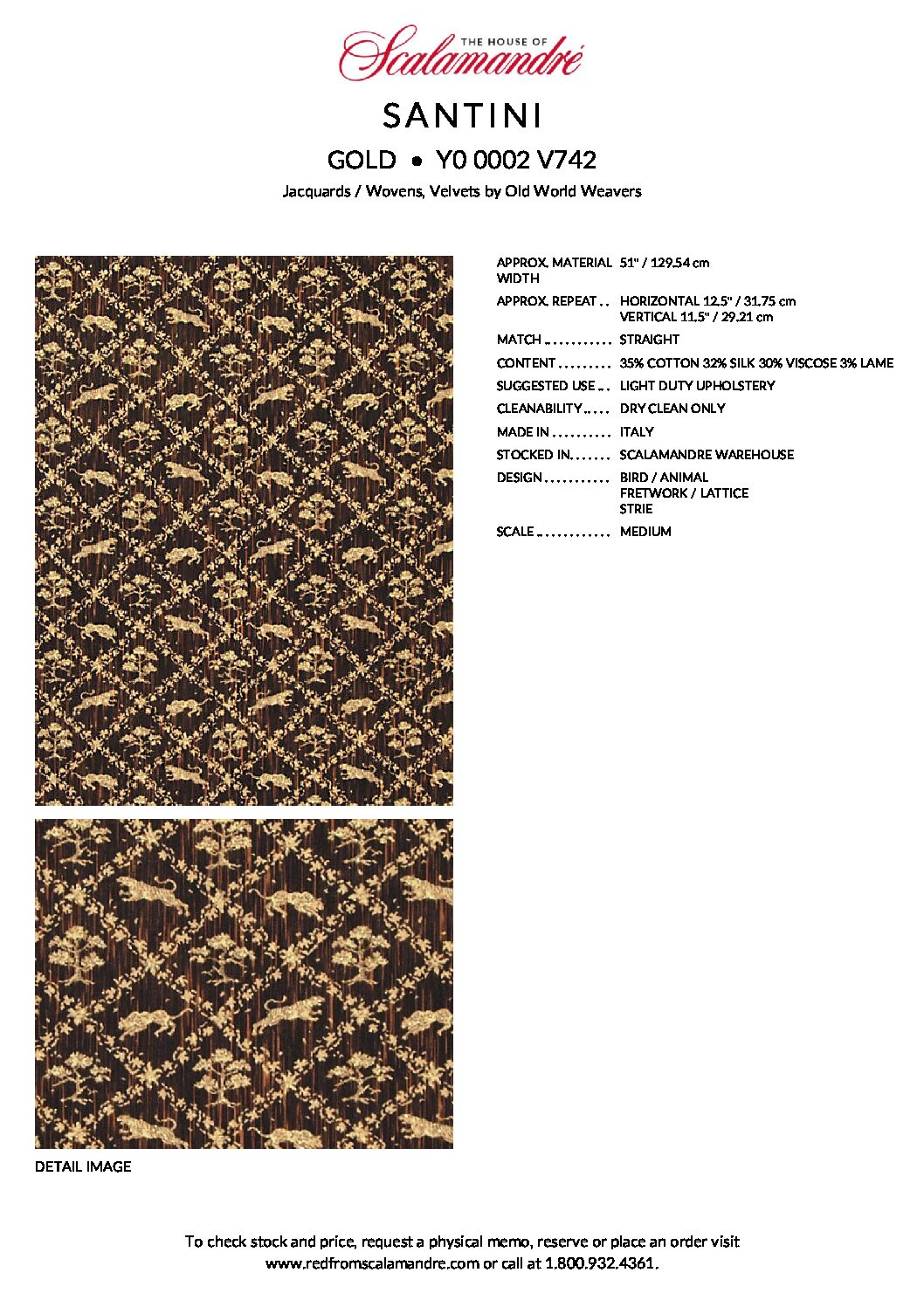 13 Boxr Scalamandre  Santini Gold Square Silk Velvet Lion Animal Leopard Forest MSRP USD 882/y