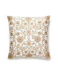 Old World Weavers Ornamental Gate 22 X 22 - Travertine Decorative Pillow