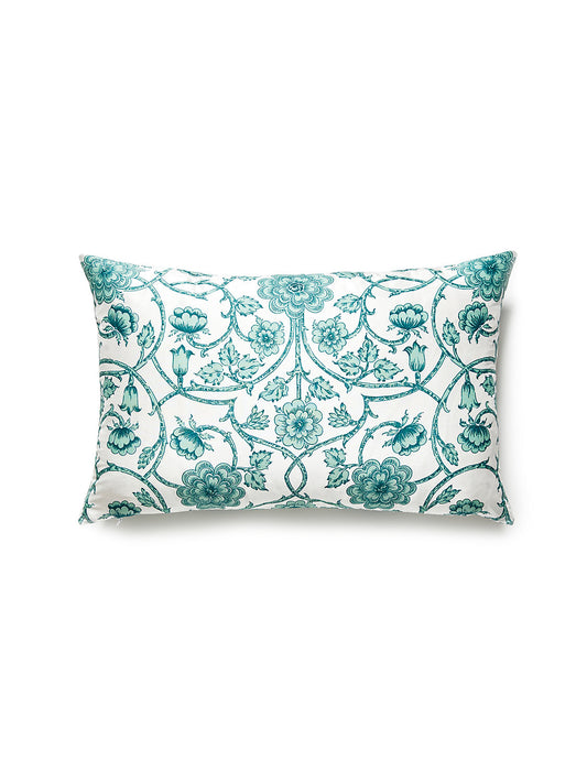 Old World Weavers Ornamental Gate 14 X 22 - Celadon Decorative Pillow