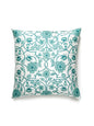 Old World Weavers Ornamental Gate 22 X 22 - Celadon Decorative Pillow
