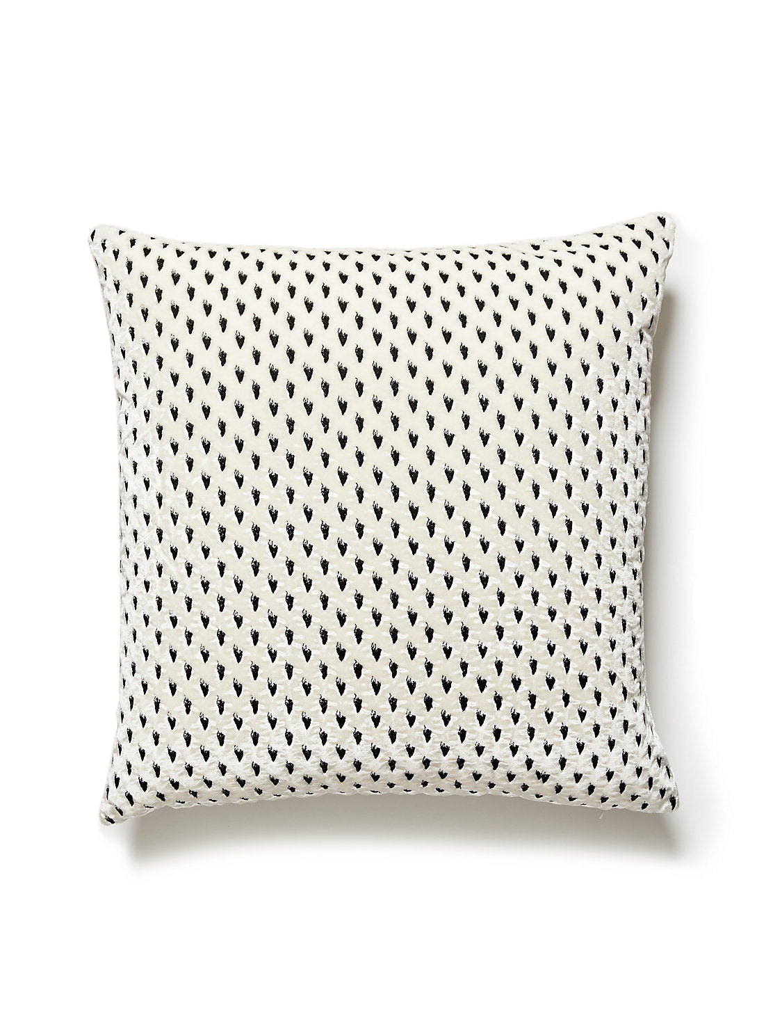 Scalamandre Ermine 22 X 22 - Winter White Decorative Pillow