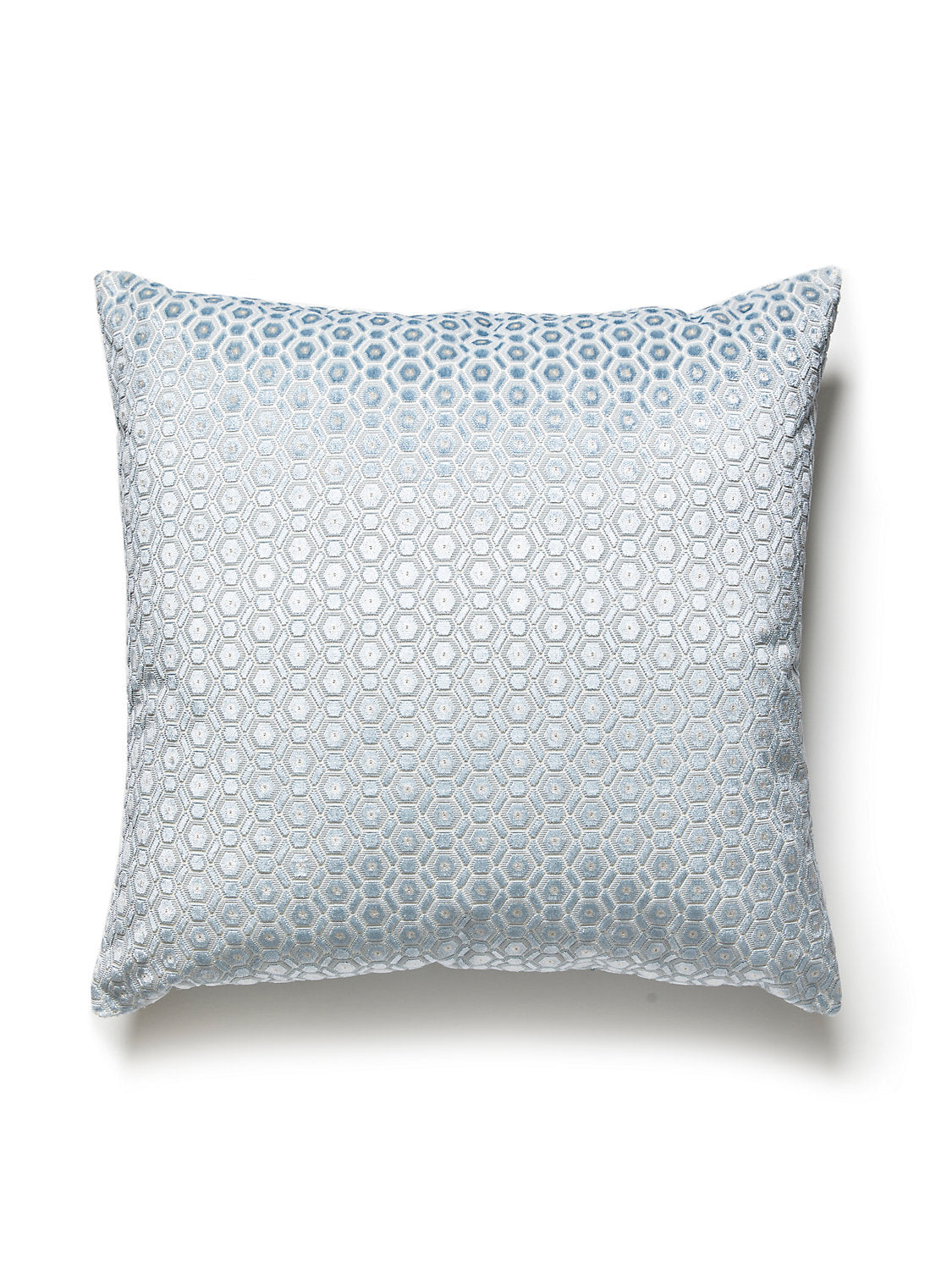 Scalamandre Manetta 22 X 22 - Powder Blue Decorative Pillow