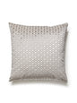 Scalamandre Manetta 22 X 22 - Pewter Decorative Pillow