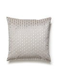 Scalamandre Manetta 22 X 22 - Pewter Decorative Pillow
