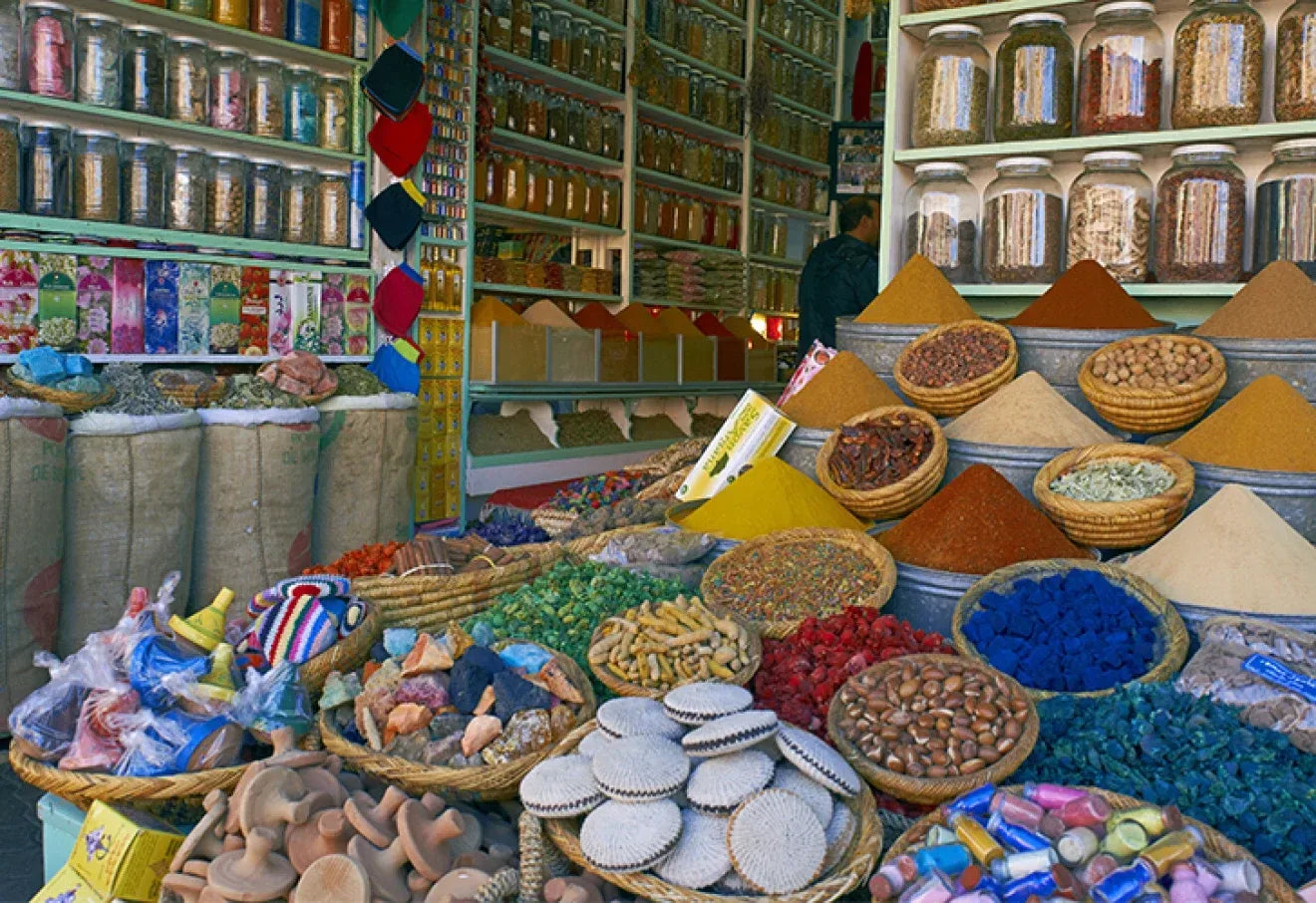 By Yd Clarence House Grand Pamir Ikat Linen Rust &amp; Fern Green MSRP USD 370/yard