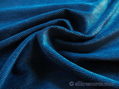 Lee Jofa Clyde Chevron Chenille Herringbone Tile Blue Deep Powder Blue MSRP USD 194/Y