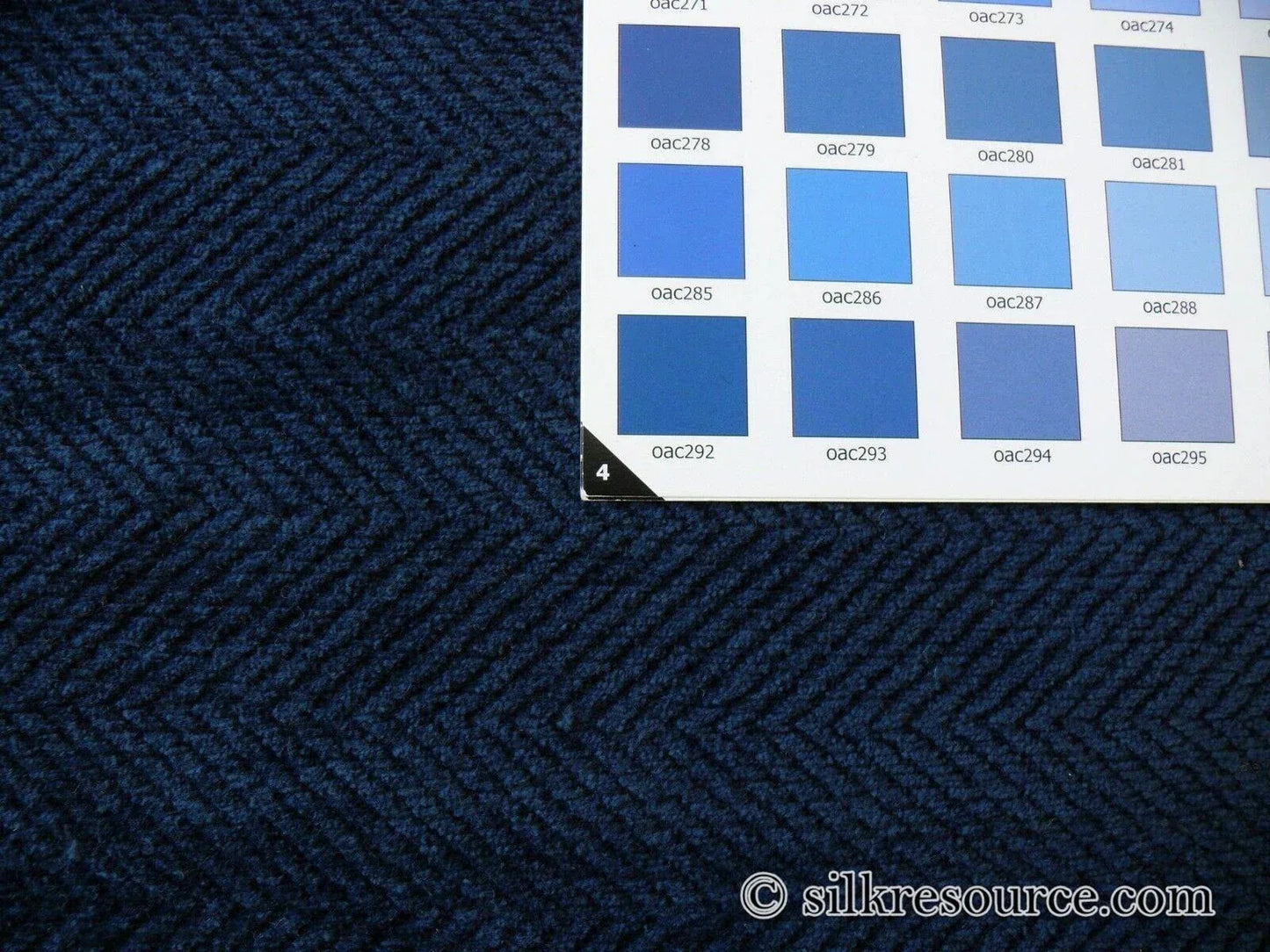 Lee Jofa Clyde Chevron Chenille Herringbone Tile Blue Deep Powder Blue MSRP USD 194/Y