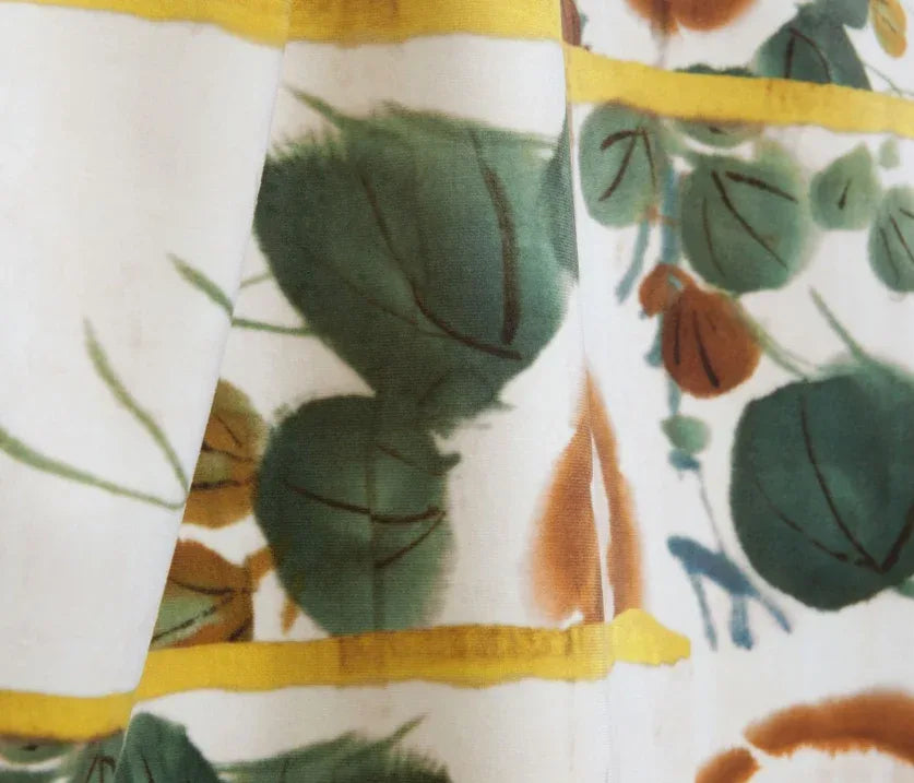 Scalamandre Babouchka Dore Jean Paul Gaultier Velvet Polyester Floral Print