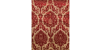 Scalamandre Tassinari and Chatel Cammino Rubis Silk Damask Red MSRP USD1688/y