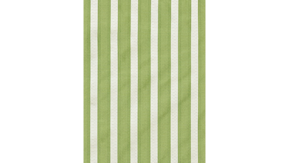 Special Order Scalamandre Shirred Stripe Fern Green White Silk MSRP USD 363/y
