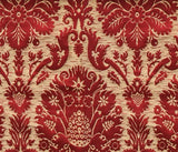 Scalamandre Tassinari and Chatel Cammino Rubis Silk Damask Red MSRP USD1688/y