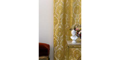 Scalamandre Tassinari and Chatel Cammino Rubis Silk Damask Red MSRP USD1688/y