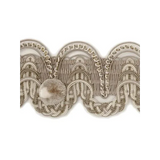 By Yd Scalamandre Siecle Gimp Voltaire 100% Silk Braid Trim Patina Beige MSRP USD 1736/Y