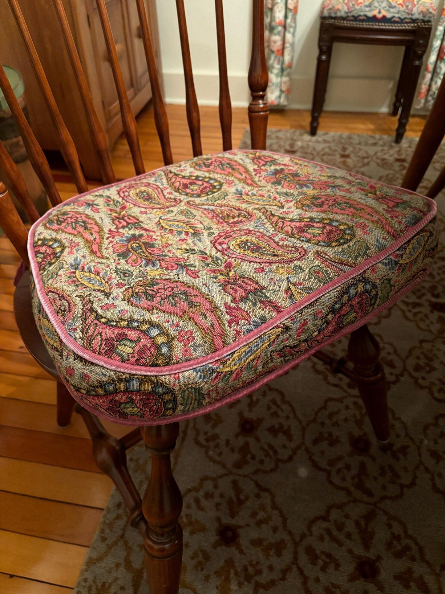 Lee Jofa Kashmir Bengali Cotton Tapestry Woven Paisley MSRP USD 196/Y