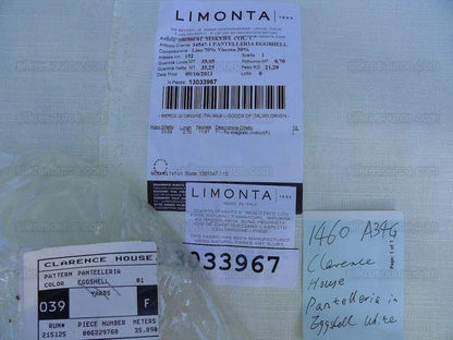 by yard Clarence House Pantelleria Eggshell Linen Very Heavy MSRP USD 169/Y #1460