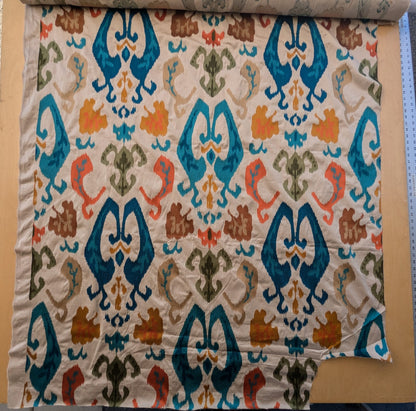 By yard Scalamandre Embroidery Mandalay Ikat Spice Market MSRP USD 414/Y