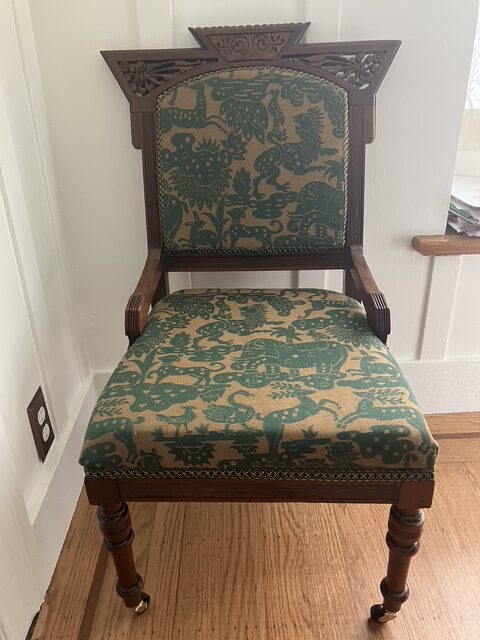 By Yard Clarence House Myth Animal Wool Epingle Hunter Green &amp; Bronze