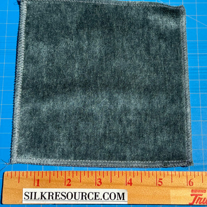 Hedy Silk and Mohair Ultimate Lux Velvet Hollywood Regency in Deep Blue Green Aquamarine MSRP USD $1000 +