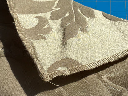 By yard Republica Silk Cotton Damask Renaissance Classy Beige Taupe MSRP USD 526/yard