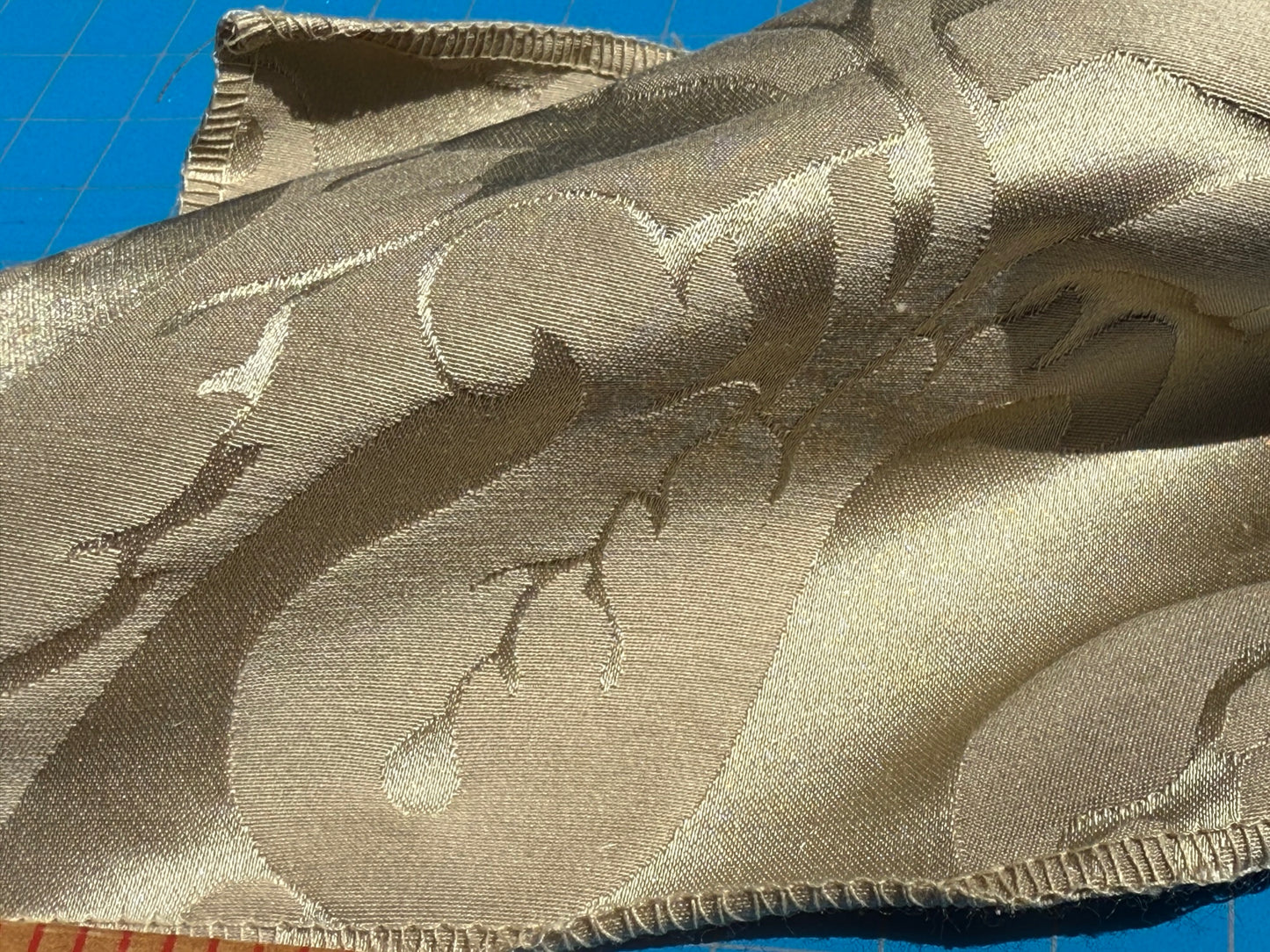 By yard Republica Silk Cotton Damask Renaissance Classy Beige Taupe MSRP USD 526/yard