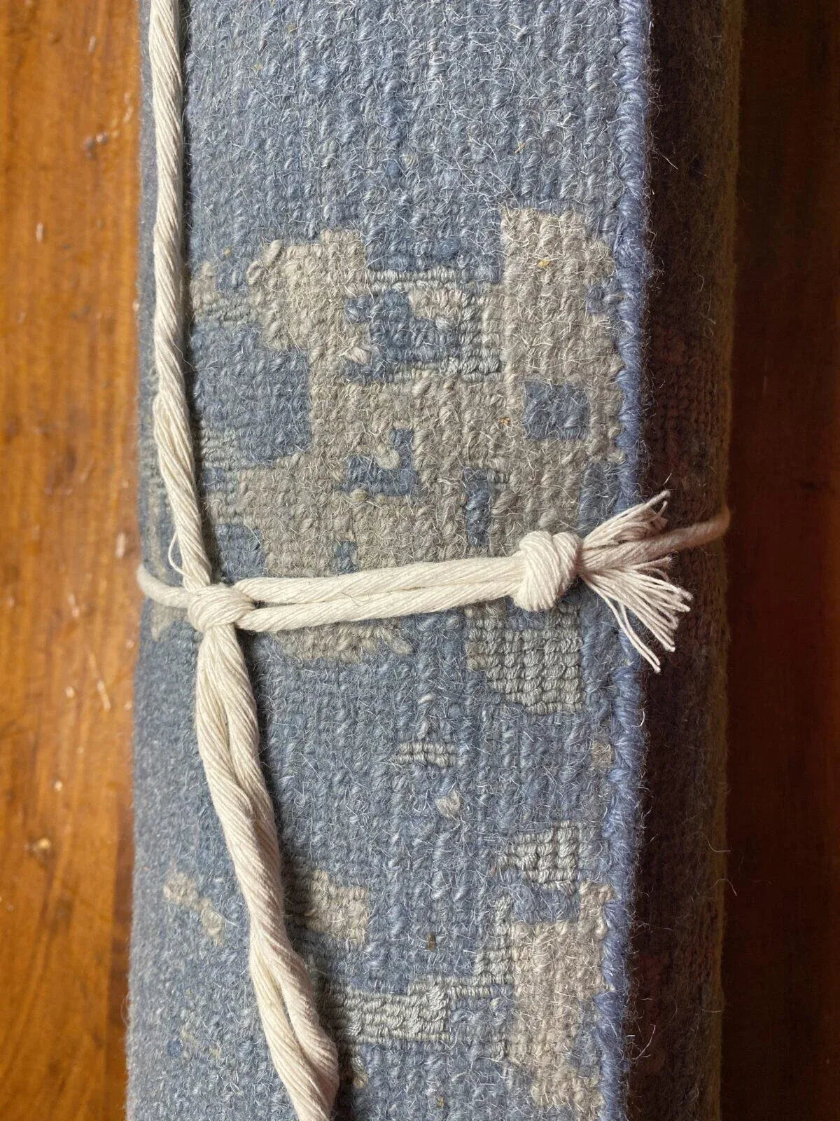 Stark Carpet Silk Rug Nairamat Collection Wool Silk Hand Knotted 1’10” X5’6” Blue Cloud