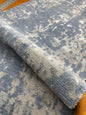 Stark Carpet Silk Rug Nairamat Collection Wool Silk Hand Knotted 1’10” X5’6” Blue Cloud