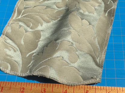 By yard Republica Silk Cotton Damask Renaissance Classy Ice Blue Green  MSRP USD 500+/yard