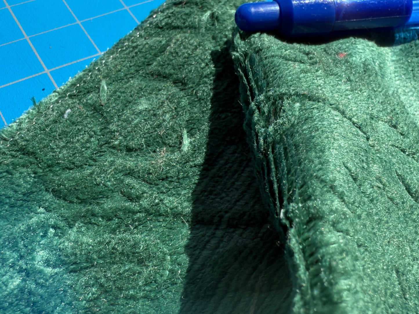 By yard Walled Garden Linen Velvet Gauffrage Renaissance Embossed Velvet Emerald Green MSRP USD 898/Y