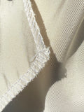 Corringham High End 100% Silk Faille White Ivory Thick Crisp MSRP USD 400+/yard