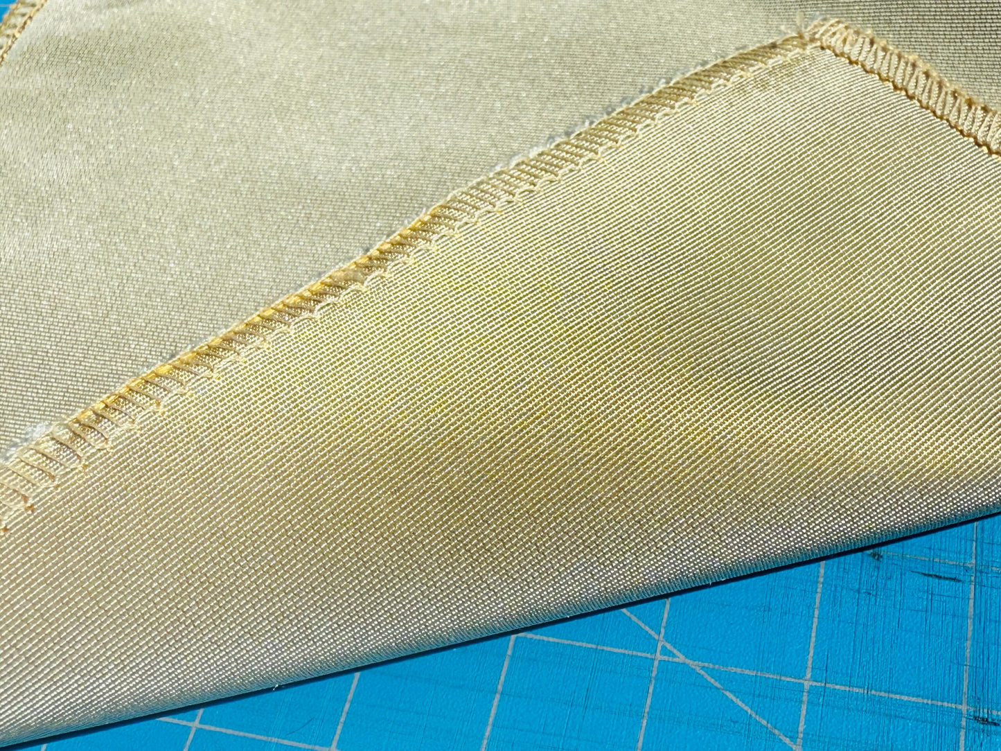 Corringham Foggy Green Thick Crisp Silk Faille High End Fabric - Green - By The Yard