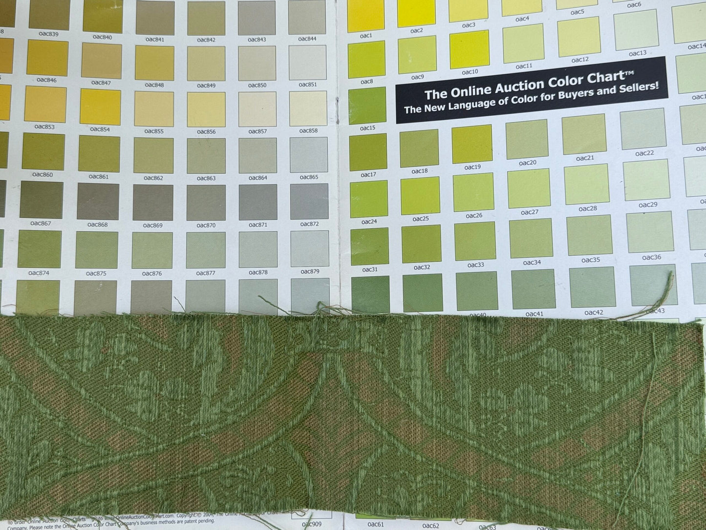 Scalamandre Coltibuono Grey Watkins Green Renaissance Damask Old World Weavers MSRP USD 224/Y