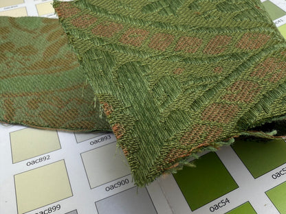 Scalamandre Coltibuono Grey Watkins Green Renaissance Damask Old World Weavers MSRP USD 224/Y