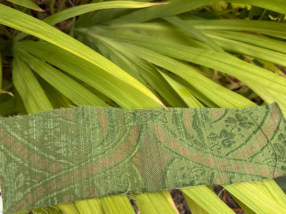 Scalamandre Coltibuono Grey Watkins Green Renaissance Damask Old World Weavers MSRP USD 224/Y