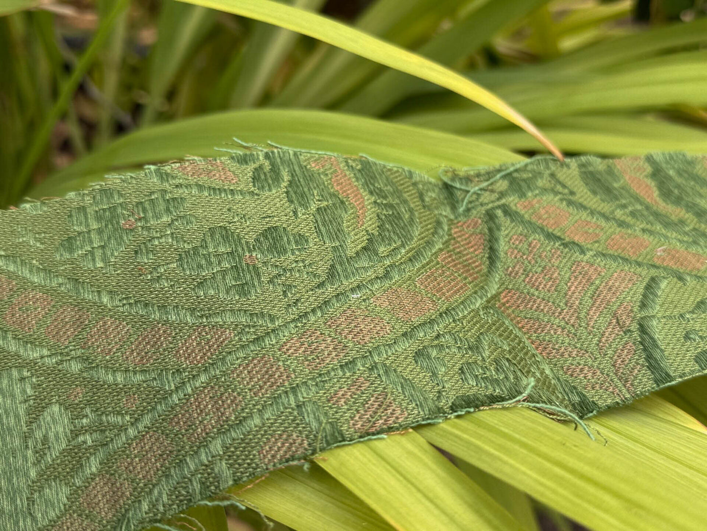 Scalamandre Coltibuono Grey Watkins Green Renaissance Damask Old World Weavers MSRP USD 224/Y