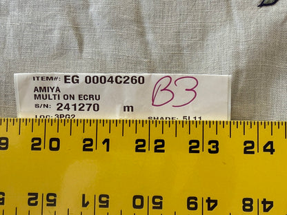 Scalamandre Old World Weavers Amiya Hand Embroidery Crewel Sprig MSRP USD 368/Y