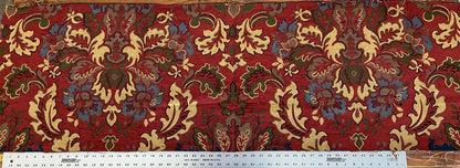 0.5y Scalamandre Novaro Tapestry Wool Multi Red Thick MSRP USD 596Y