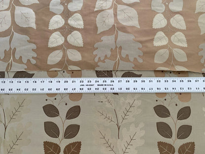 By Yd Lee Jofa Mulberry Home Woodland Antique Gold Silk Lampas Foliage forest Birch Oak Elm William Morris MSRP USD 288/y