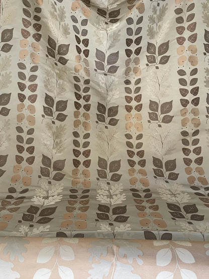 By Yd Lee Jofa Mulberry Home Woodland Antique Gold Silk Lampas Foliage forest Birch Oak Elm William Morris MSRP USD 288/y