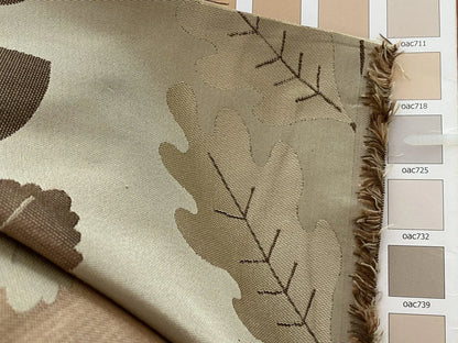 By Yd Lee Jofa Mulberry Home Woodland Antique Gold Silk Lampas Foliage forest Birch Oak Elm William Morris MSRP USD 288/y