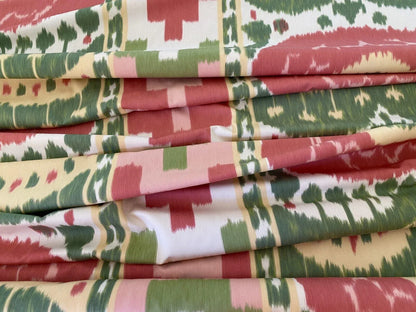 2.67Y F schumacher Samarkand II Warp PRINT Watermelon SPECIAL ORDER - Special Order