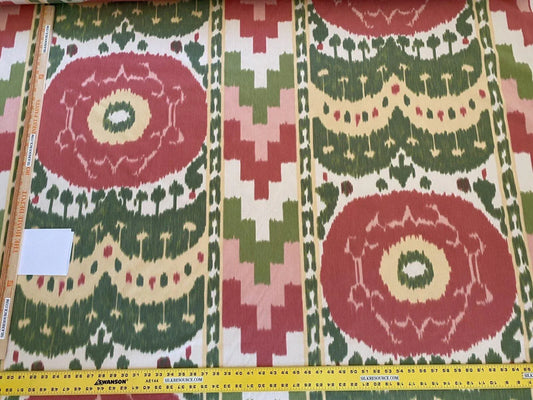 2.67Y F schumacher Samarkand II Warp PRINT Watermelon SPECIAL ORDER - Special Order
