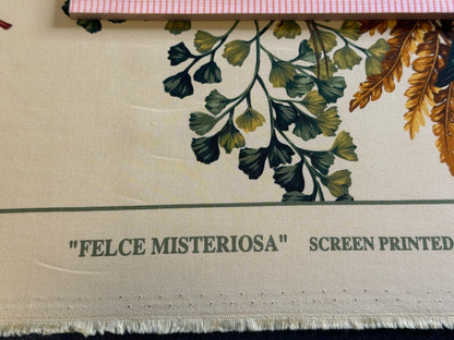 By Yard Scalamandre Old World Weavers Felce Cotton Fern *Yellow* Frog Turtle Dragonfly Frog Newt MSRP USD 276/Y