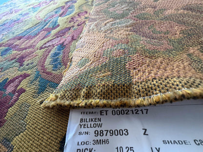 Scalamandre Biliken Yellow Mediaval Lady Heavy! Wool Tapestry Music Dance Renaissance Fair Harvest USD 288/y
